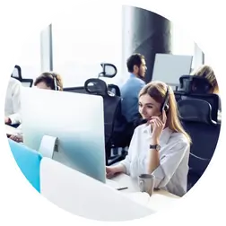 Operadora de call center